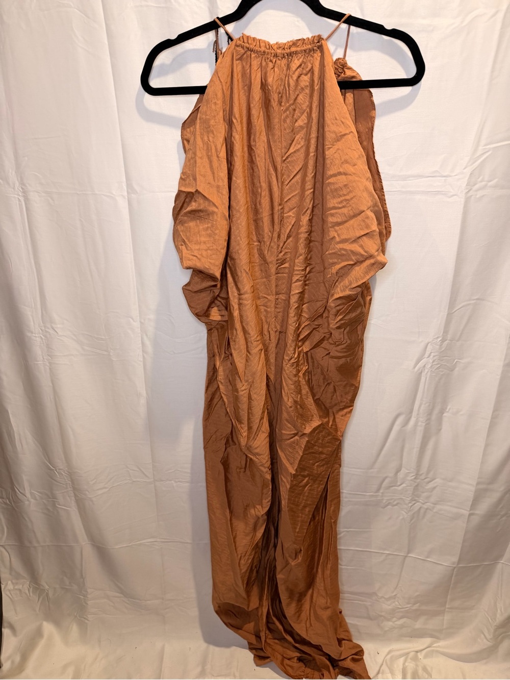 Zara Rust Brown Caftan style dress - Picture 7 of 9